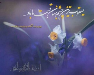 یعقوب ترین چشم جهان قسمت ما باد              چون گمگشته ما یوسف زهراست